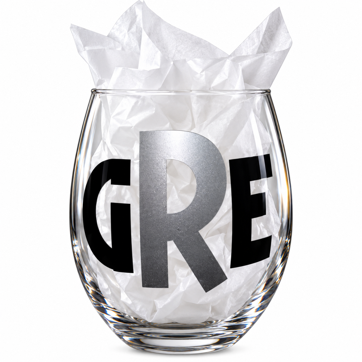 Monogramm’d StemLess Sippers Set (21 oz )