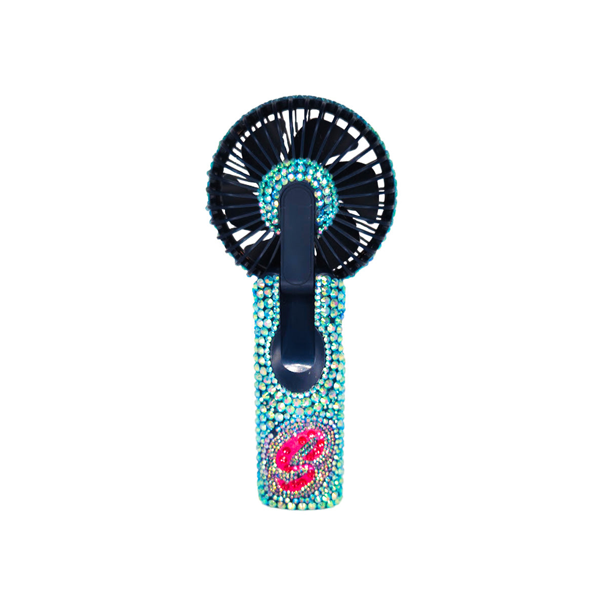 Boss Babe Wide Bling Fan w/ Initial