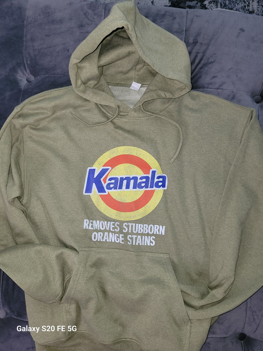Vintage Kamala "removes stubborn orange stains"